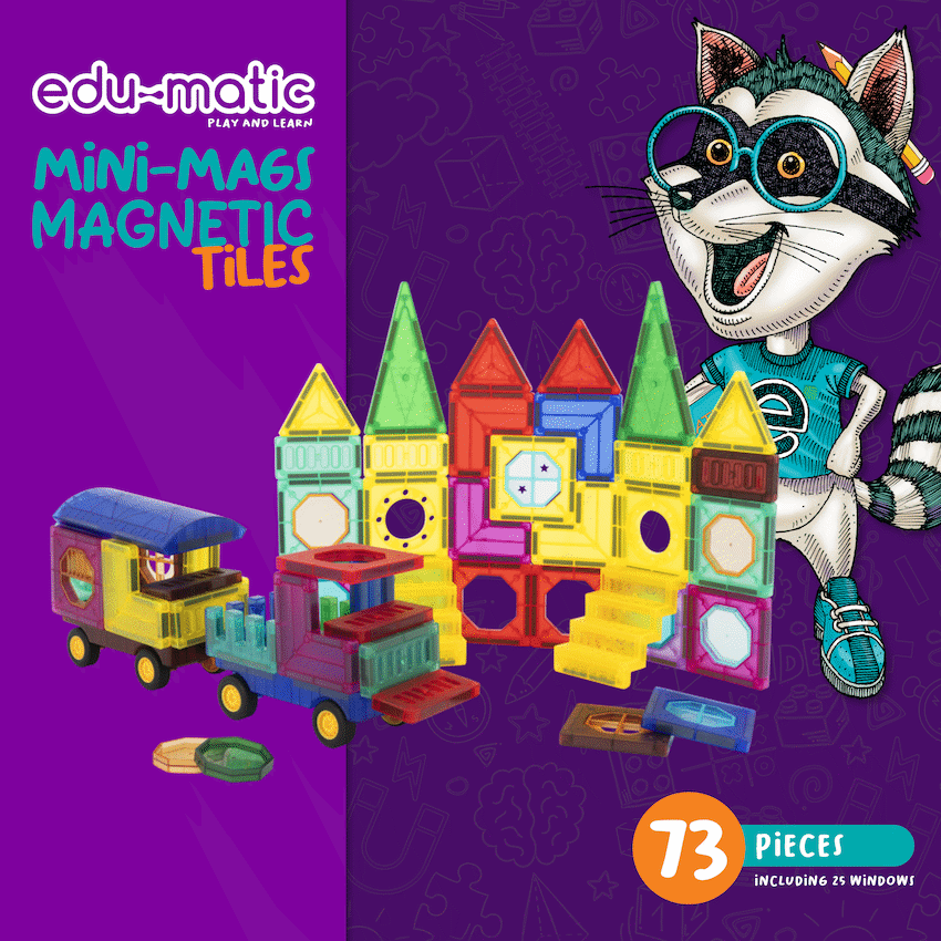 73 Magnetic Tiles, Windows, Stickers and Snowmen - Image 3