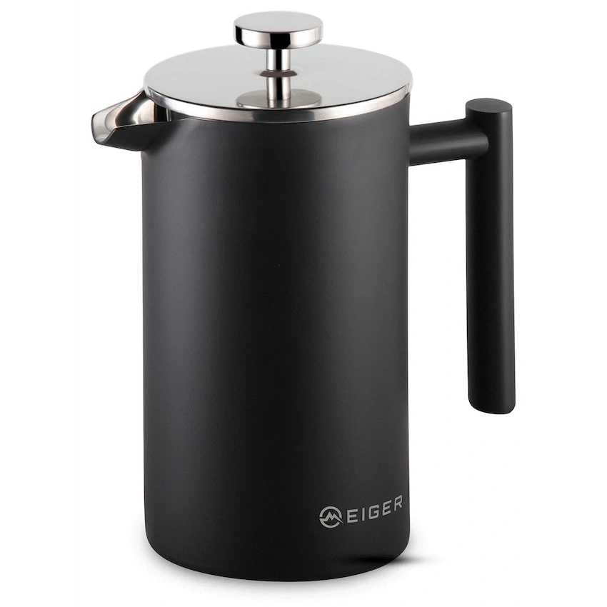TOSCA SERIES DOUBLE WALL COFFEE PRESS MATT BLACK 700ml