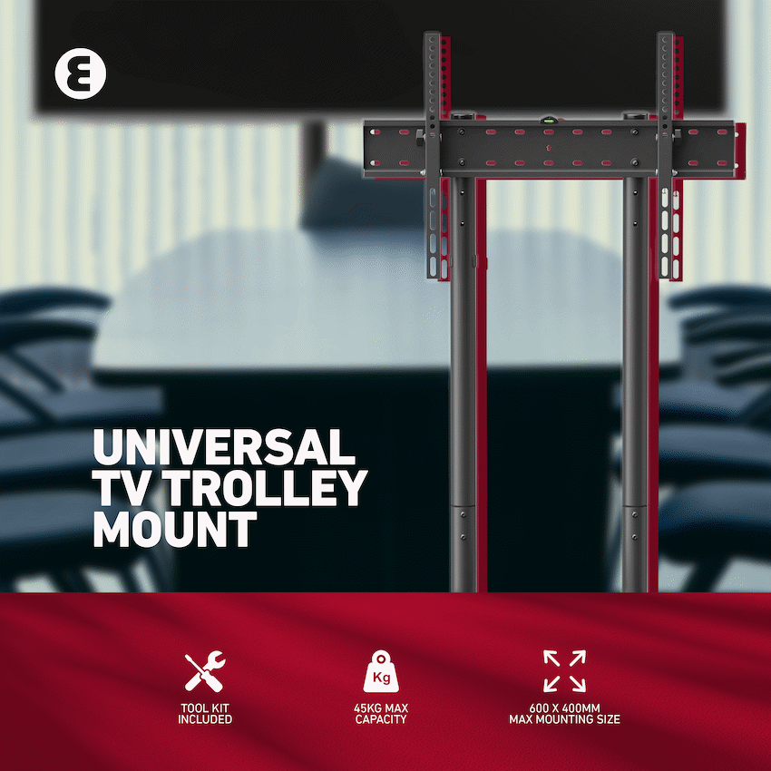 Ellies Solid series Fixed Trolley TV Bracket 37" - 70" TVs - Image 10