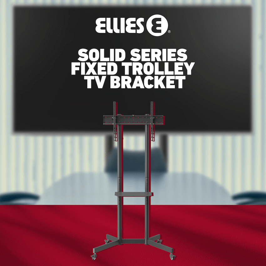 Ellies Solid series Fixed Trolley TV Bracket 37" - 70" TVs - Image 13