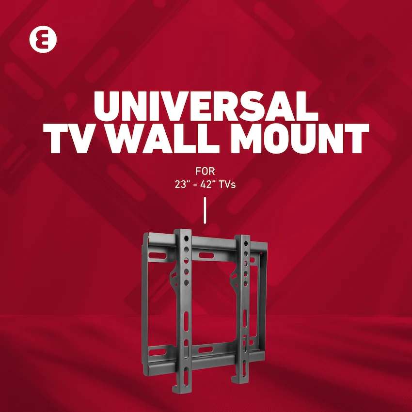 Ellies Solid series Fixed Tv Wall Mount For 23" - 42" TVs - Image 11