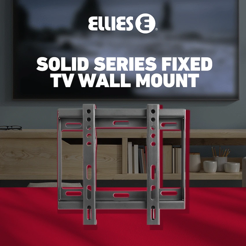 Ellies Solid series Fixed Tv Wall Mount For 23" - 42" TVs - Image 13