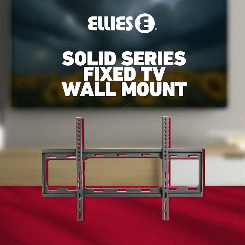 Ellies Solid series Fixed Tv Wall Mount For 37" - 70" TVs - Image 13