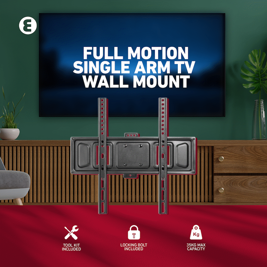 Ellies Solid series Full Motion Single Arm Mount 32"-65"TVs - Image 23