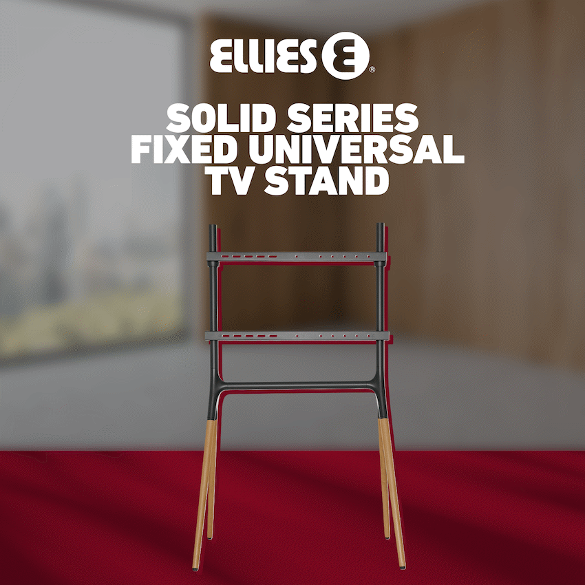 Ellies Solid series Fixed Easel TV Stand 45" - 70" - Image 13