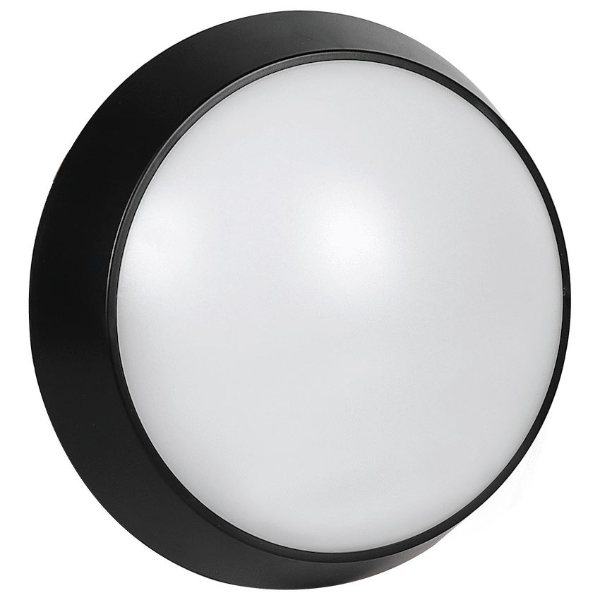 Ellies Spectra Series - AC 15W Round LED Bulkhead with 3CCT -BK