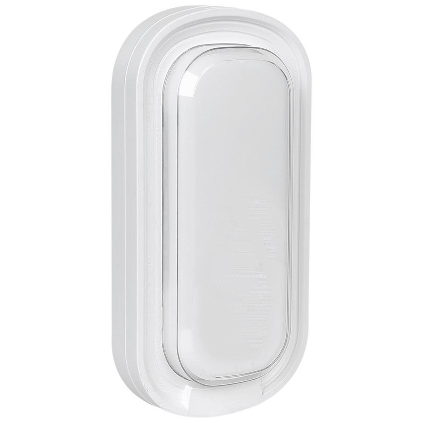 Ellies Ellipse Series AC 24W Capsule LED Bulkhead - PC - WT