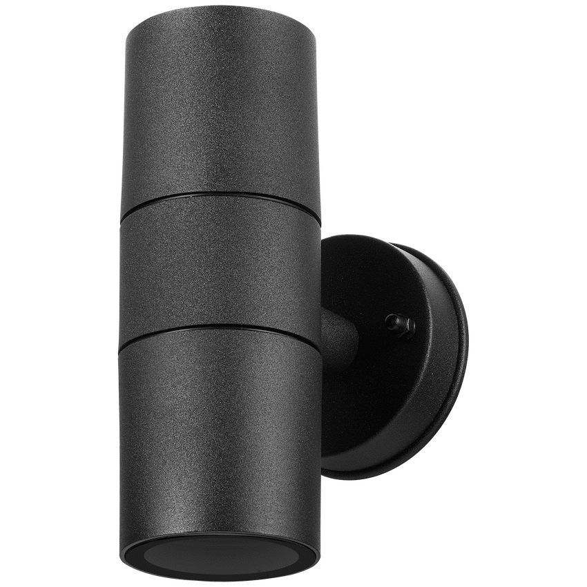 Ellies Ash Series AC dual beam wall light - Nylon Carbon Fiber - GU10 Base- BK