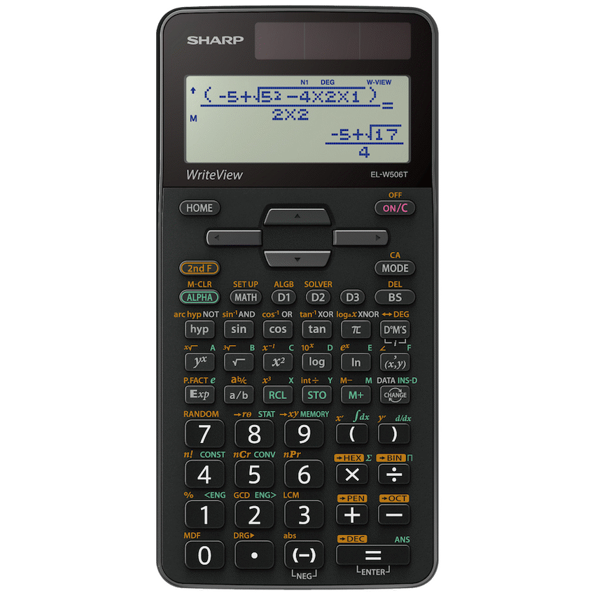 Sharp EL-W506T-BGY Scientific Calculator - 640 functions