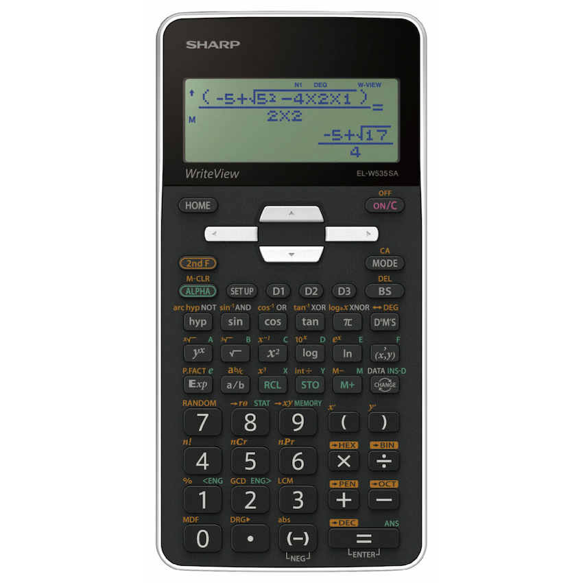 Sharp EL535 Scientific Calculator - 422 Functions - White
