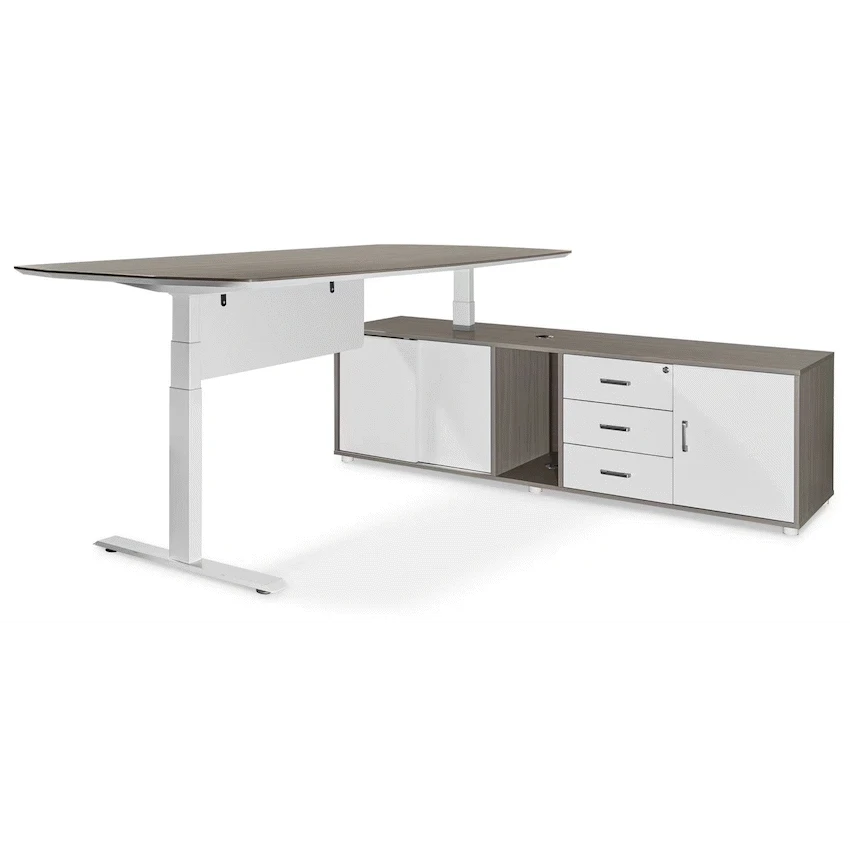 Everfurn Premium Miami Height Adjustable Desk