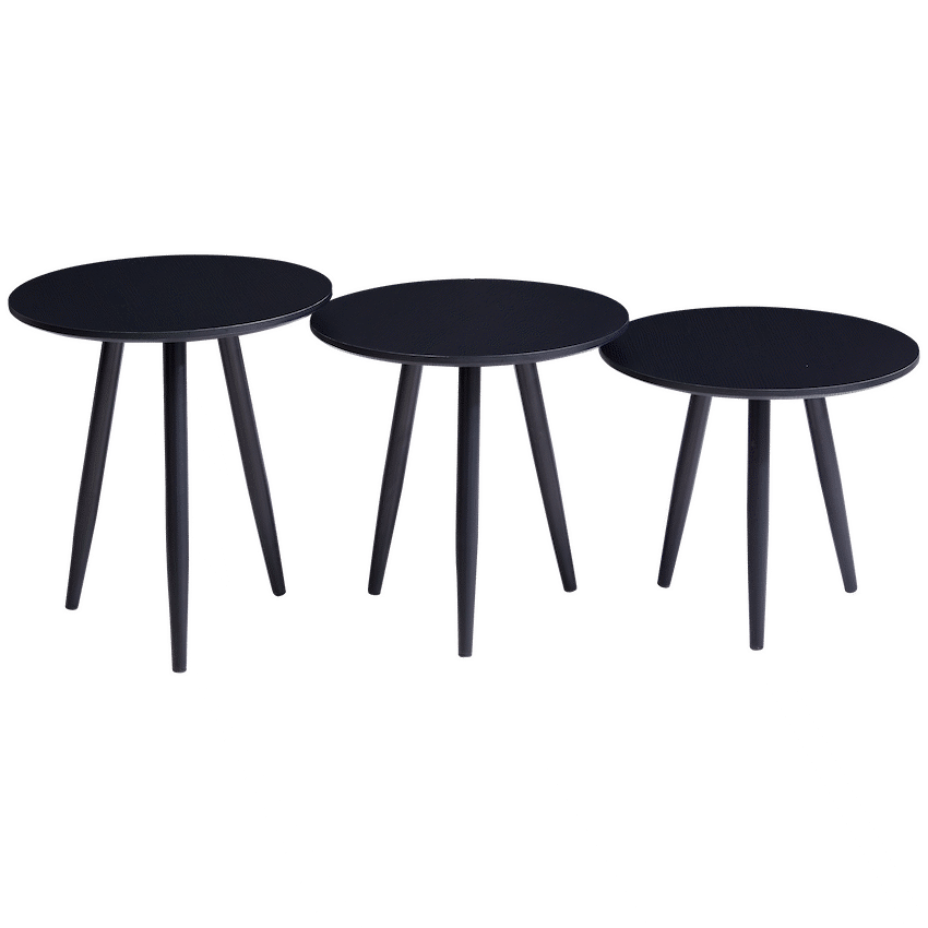 Everfurn Wooden Finish 3 - Piece Monaco Coffee Table