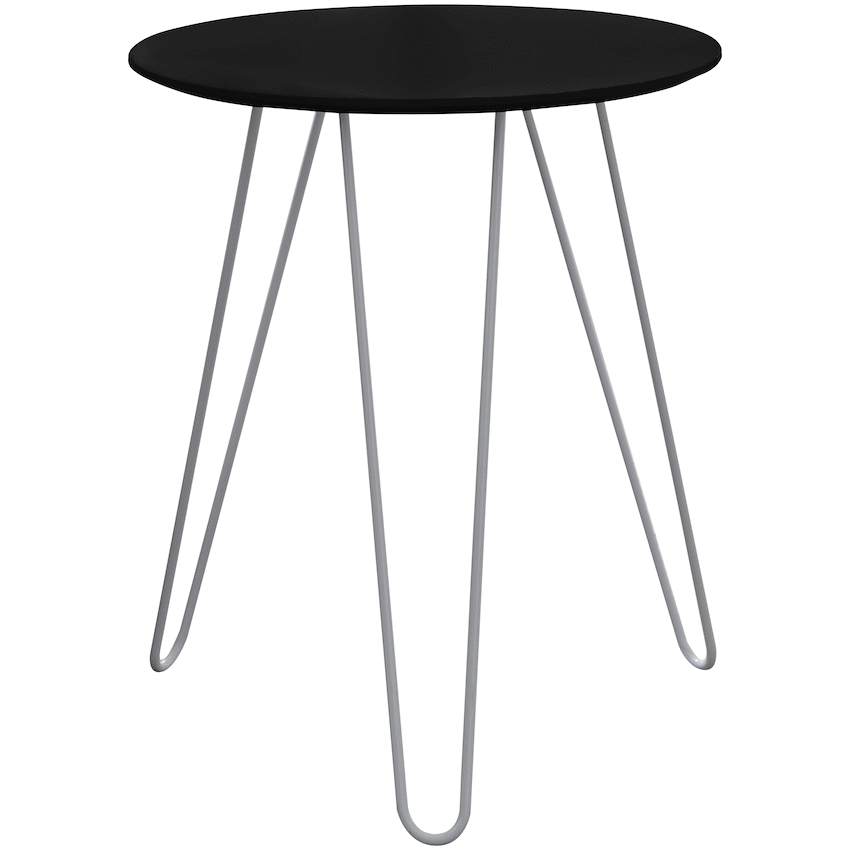 Everfurn Juniper Coffee Table - Black and White Frame