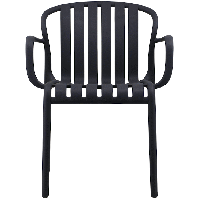 Iris Dining Chair Medium - Black