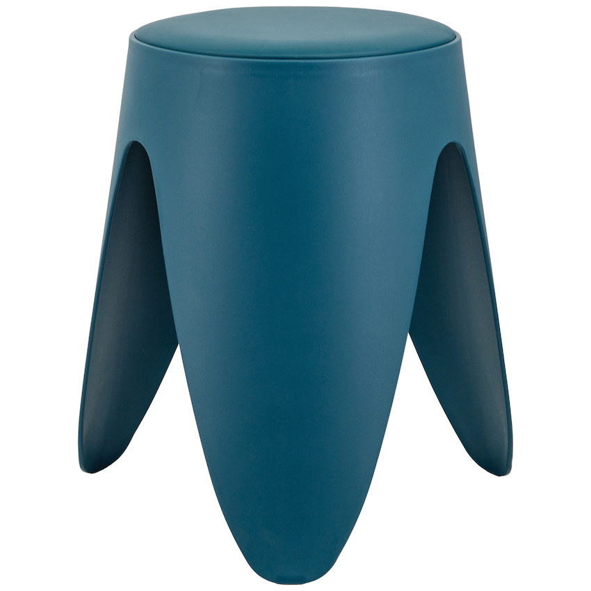 Tulip Stool - Blue
