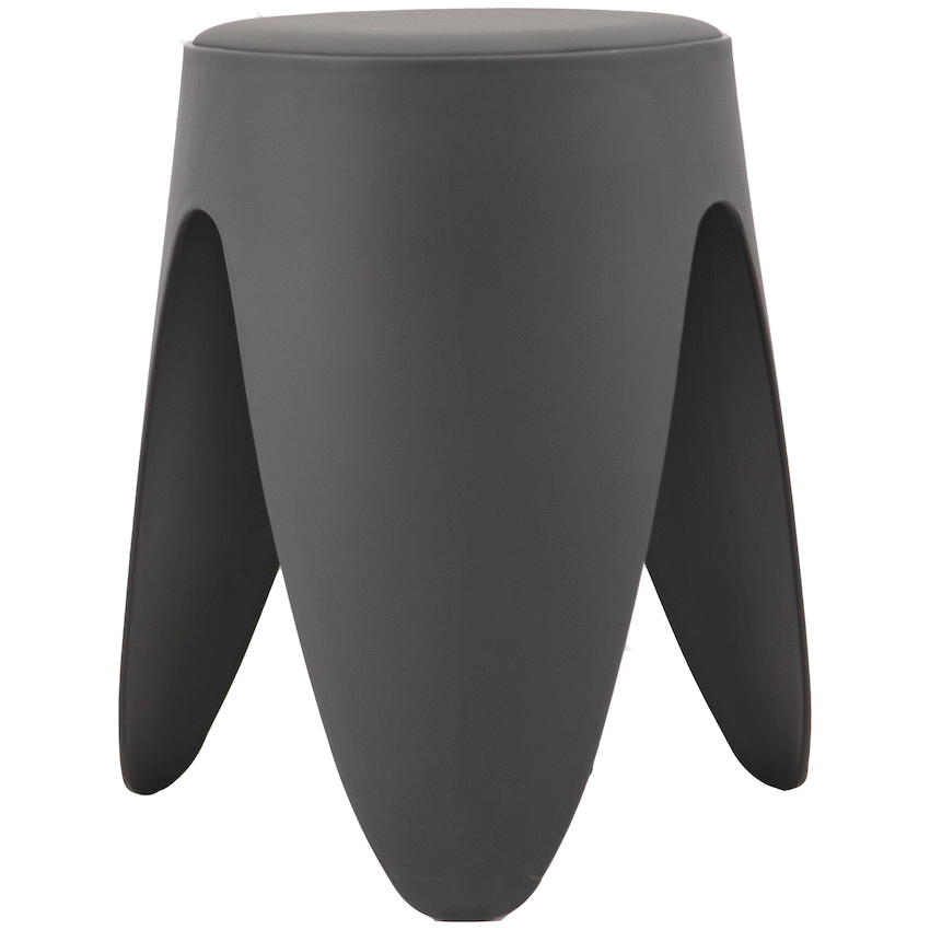 Tulip Stool - Grey