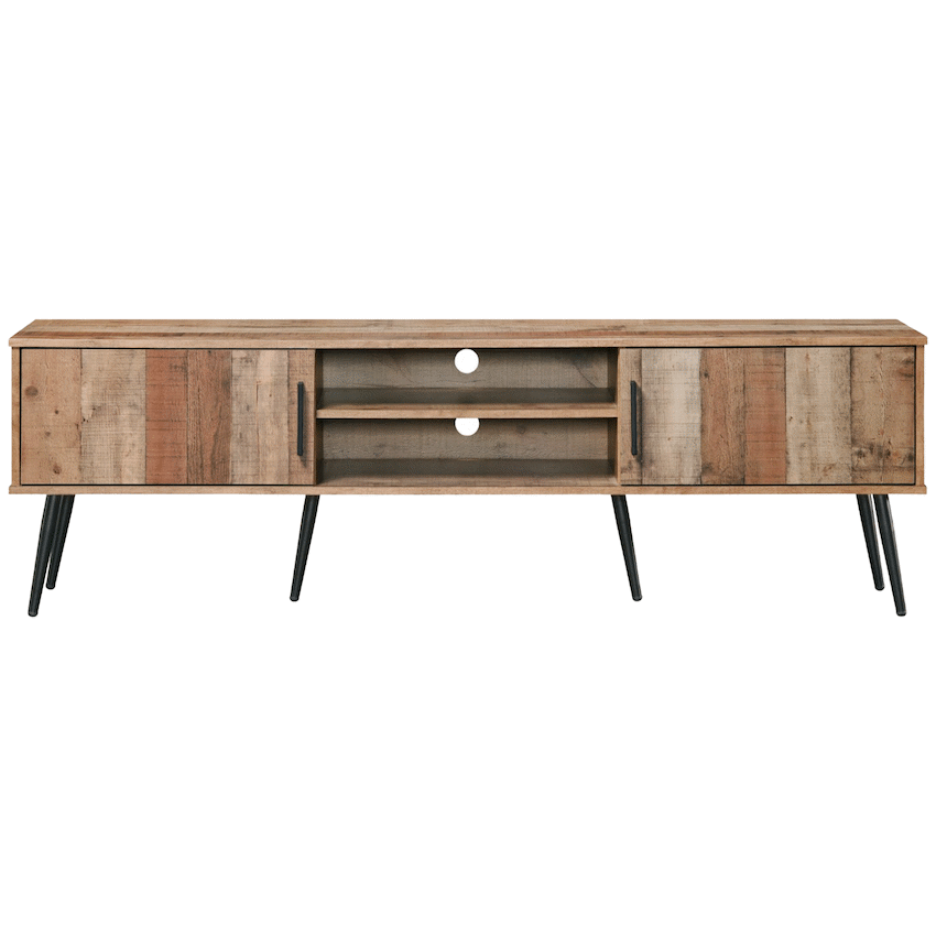 Everfurn Vernice TV Stand - 1800w with Two Cupboards