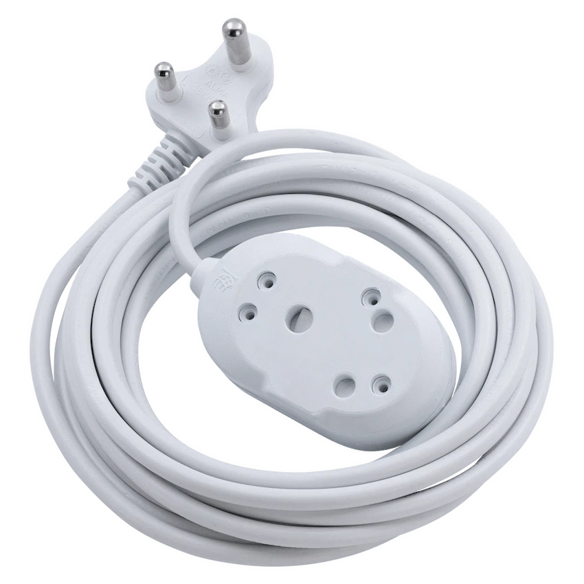 Ellies BTB Heavy Duty Extension Lead-20M-WT