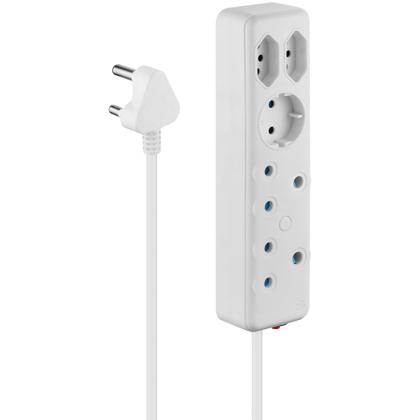 Ellies 5-Way Multiplug - 0.5m