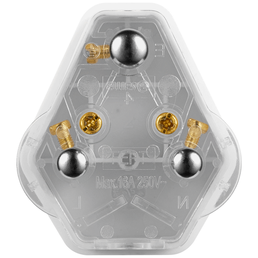 Ellies 16a Screw-on Plug Top - White - Image 3