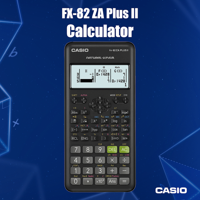 Casio FX-82 ZA Plus II Calculator - Image 2