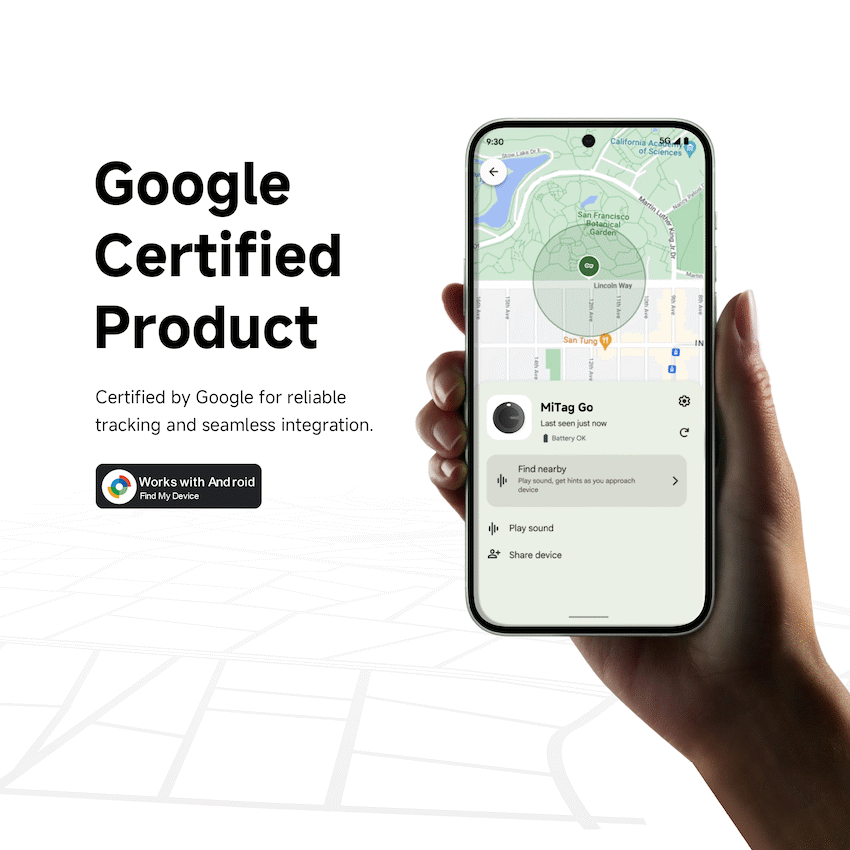 MiTag Android Tag with Keyring - 4 Pack - Image 5