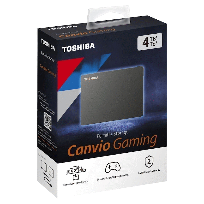 Toshiba Canvio Gaming 4TB Black