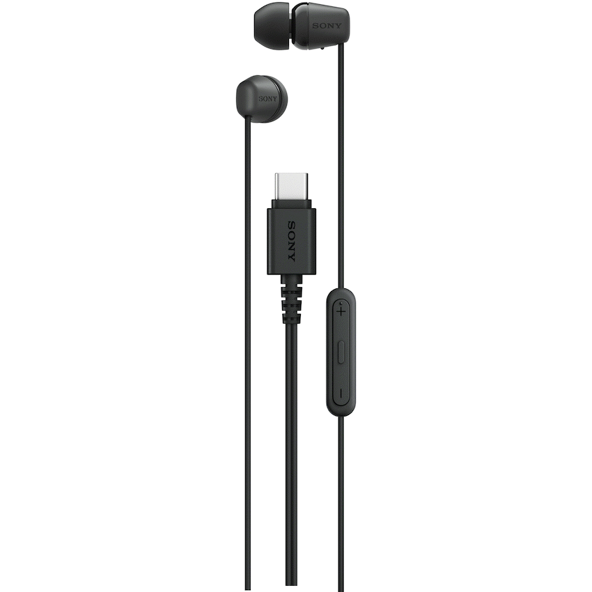 Sony EX15C USB-C Wired In-Ear Earphones - Black