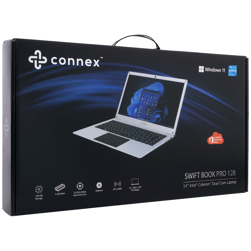 Connex Laptop SwiftBook PRO X - 14" Celeron N4020 8GB/256SSD W11HOME - Image 7