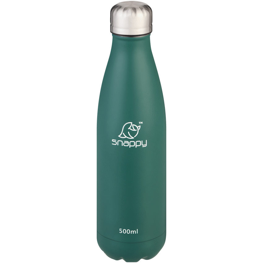 Snappy Stainless Steel Vacuum Bottle 500ml – Emerald