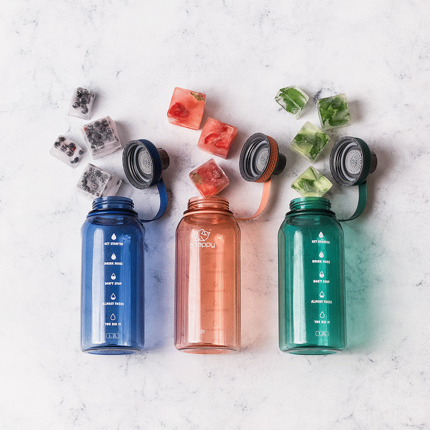 Snappy Tritan bottle 1.2lt Blue ( Order in Qty of 10)