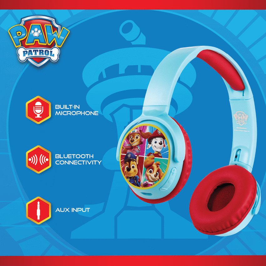 PAW Patrol Bluetooth Wireless Stereo Headphones image 3