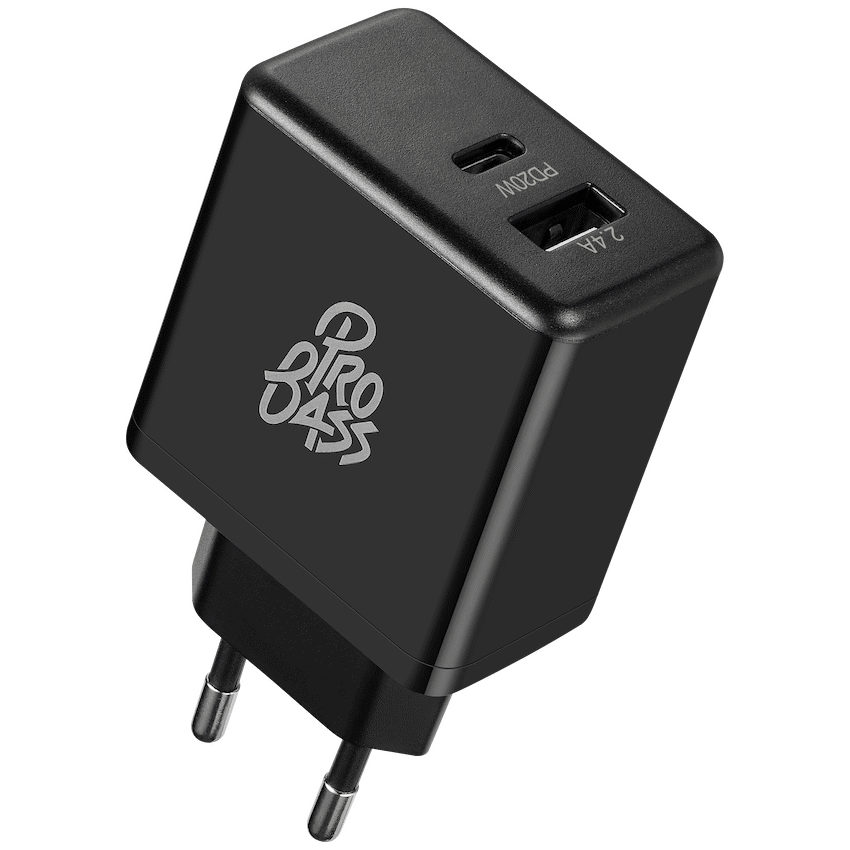 Pro Bass Dual USB + Type-C Wall Charger 32w
