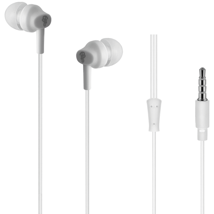 Pro Bass Genesis Series 3.5mm Wired Earphones (No Mic) - White