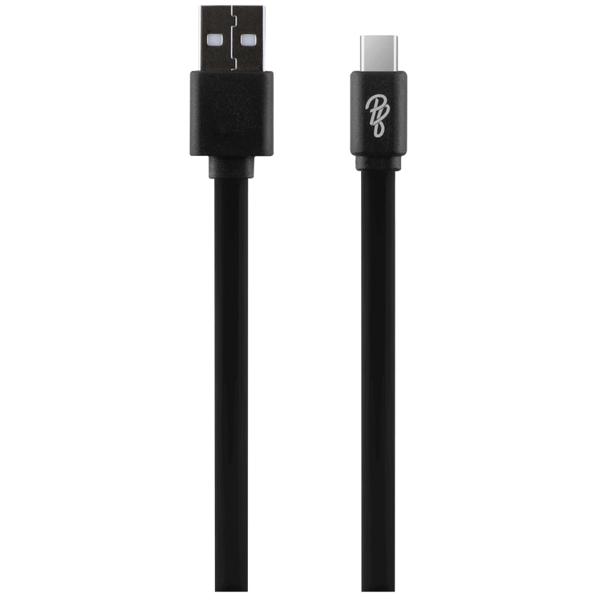 Pro Bass Energize Series Packaged USB to Type-C Cable 1.2m - Black