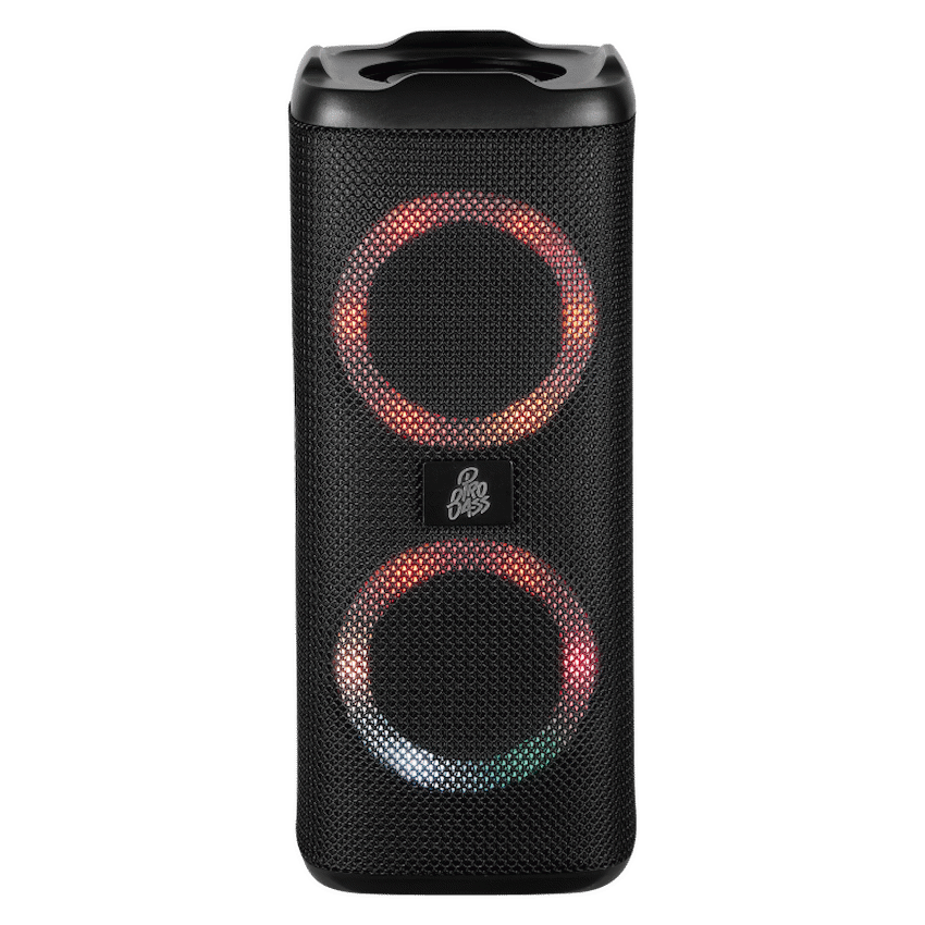 Pro Bass Pulse Box Portable Bluetooth Speaker - Black