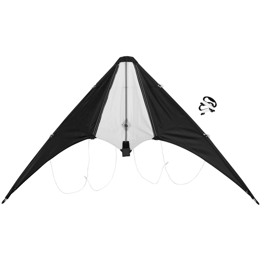 Quest Stitching Delta Stunt Kite 110cm - Black