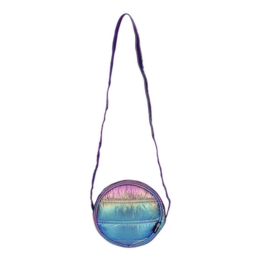 Quest Puffer Cross Body Bag - Purple