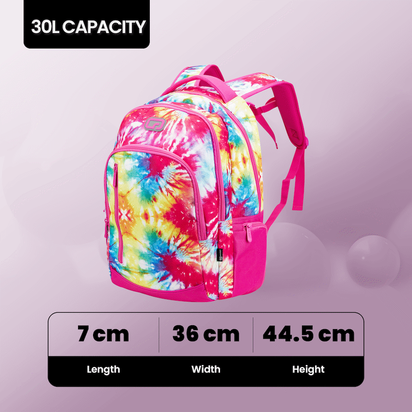 Quest Tie-Dye Scholar 30l Backpack - Pink - Image 4