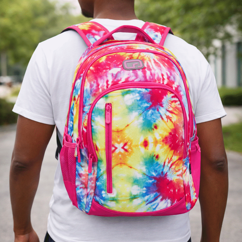 Quest Tie-Dye Scholar 30l Backpack - Pink - Image 5