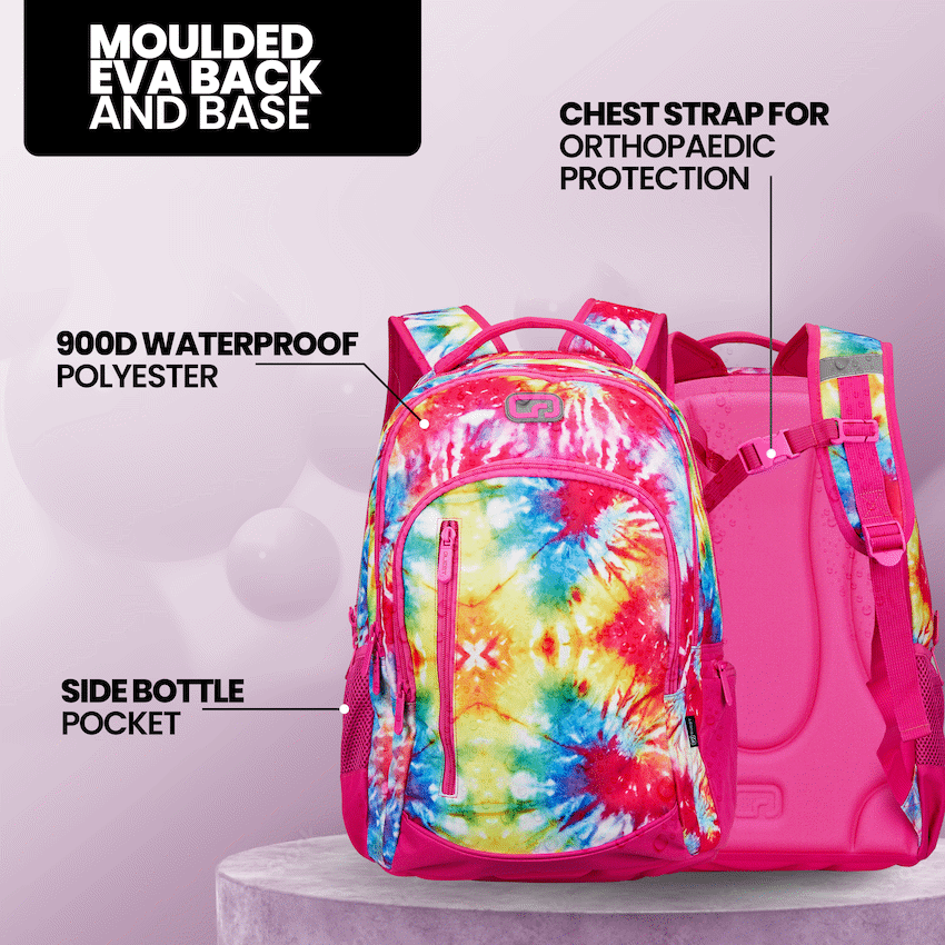 Quest Tie-Dye Scholar 30l Backpack - Pink - Image 6
