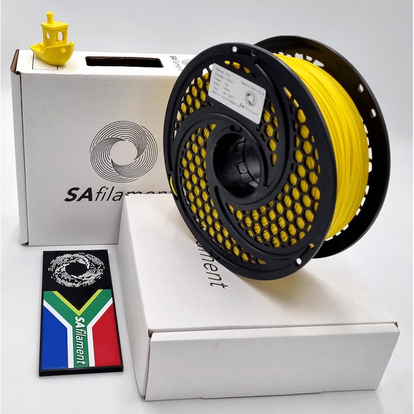 PLA Yellow Filament 1kg, 1.75mm image 2