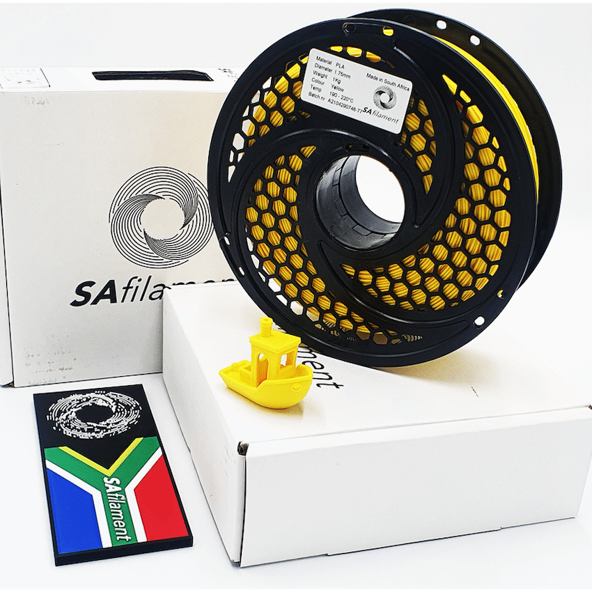 PLA Yellow Filament 1kg, 1.75mm image 3