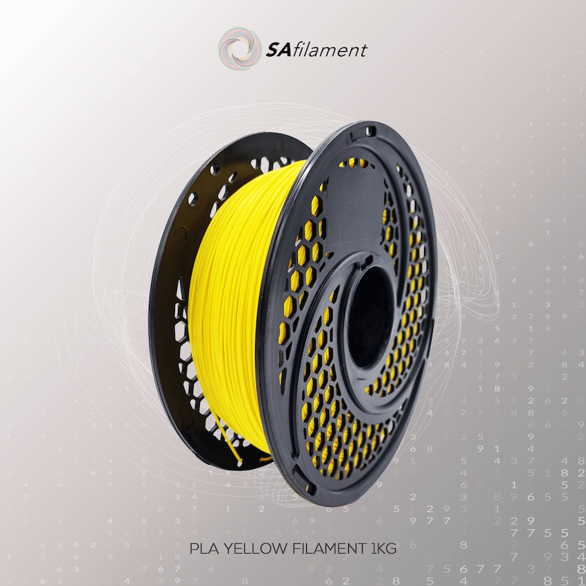 PLA Yellow Filament 1kg, 1.75mm image 8