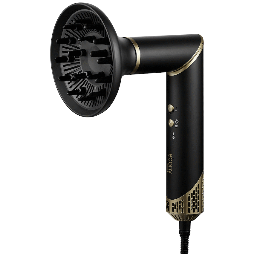 Carmen 5-in-1 Hot Air Brush - Ebony - Image 7