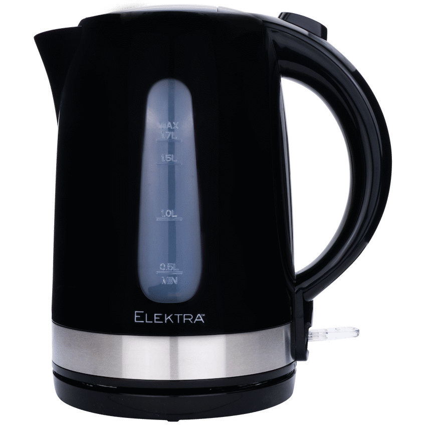 Elektra - 1.7l Plastic Kettle - Black