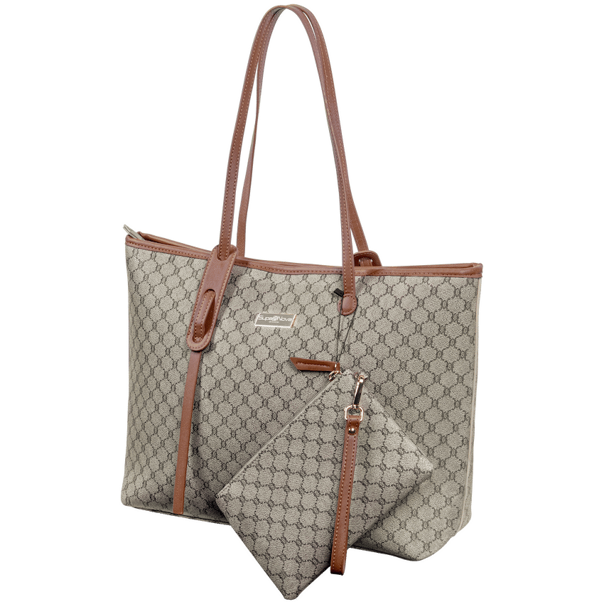 Supanova Zafira 15.6" Laptop Tote Bag Brown