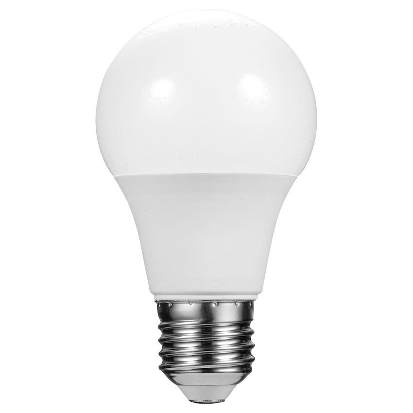 Switched 7w A60 Light Bulb E27 - Warm White