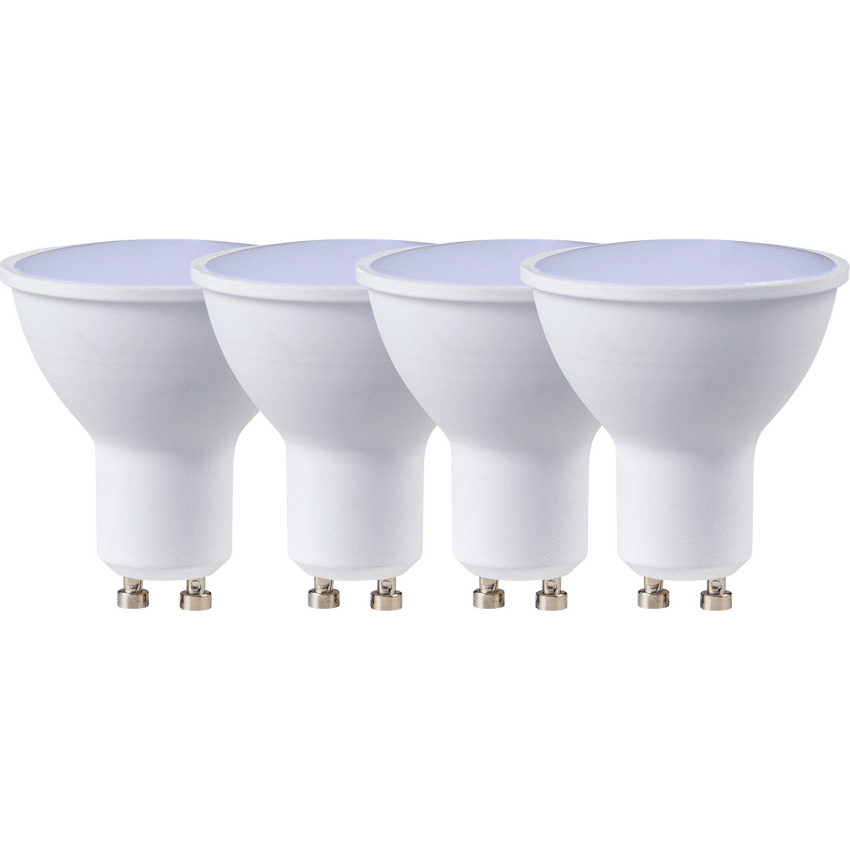 Switched 3w GU10 Rechargeable LED Light Bulb - WW- 4 Pack