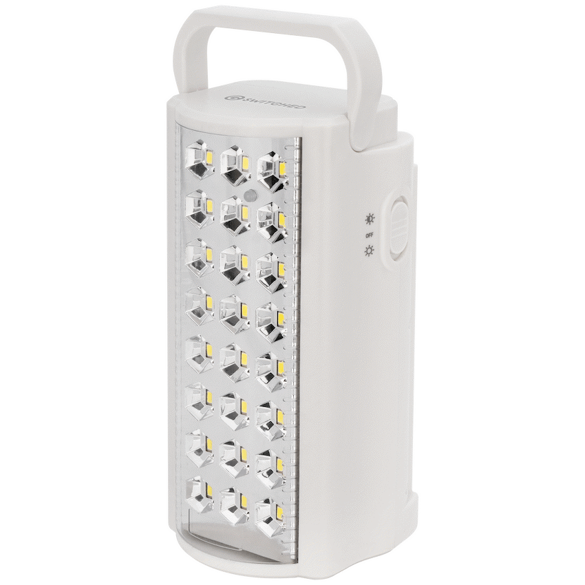Switched Rechargeable Lantern 800 Lumen - White